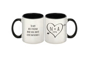 Sketch Heart Sublimation Mug