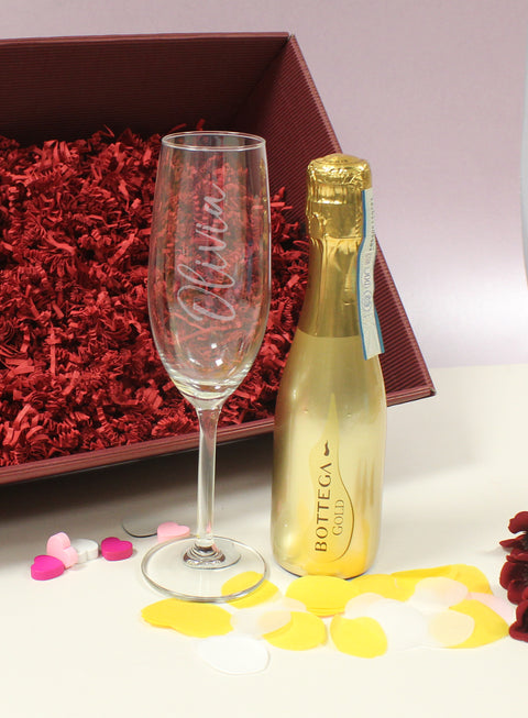 200ml Gold Bottega & Flute Set