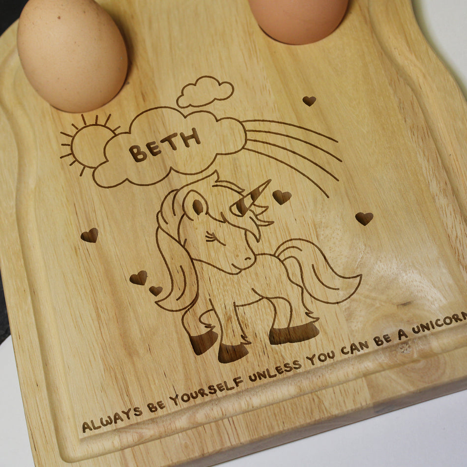 Unicorn Egg and Soldiers Board