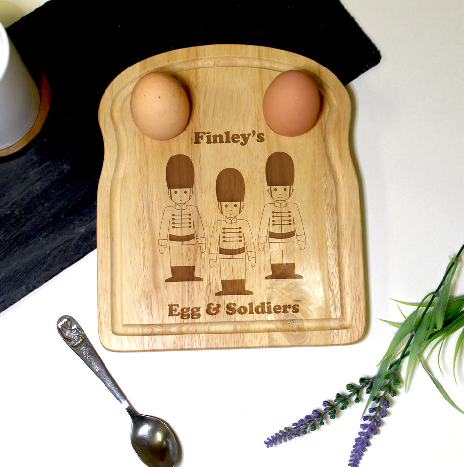 Soilders Egg and Soldiers Board