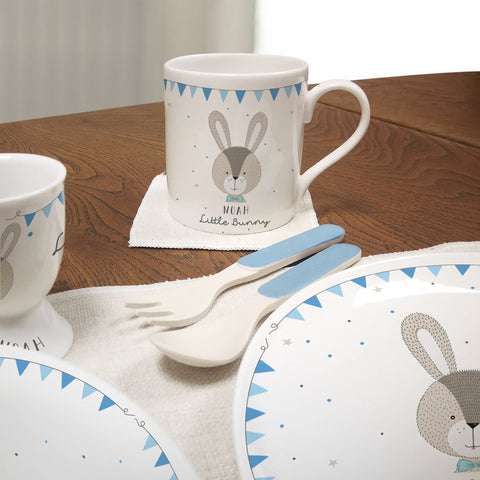 Little Bunny Blue Breakfast Set