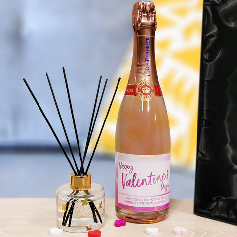 Personalised Prosecco & Reed Diffuser Gift Set