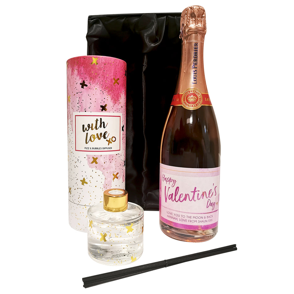 Personalised Prosecco & Reed Diffuser Gift Set