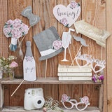 RUSTIC COUNTRY WEDDING PHOTO BOOTH PROPS
