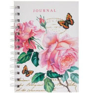 Pink Rose Hardback Note Book