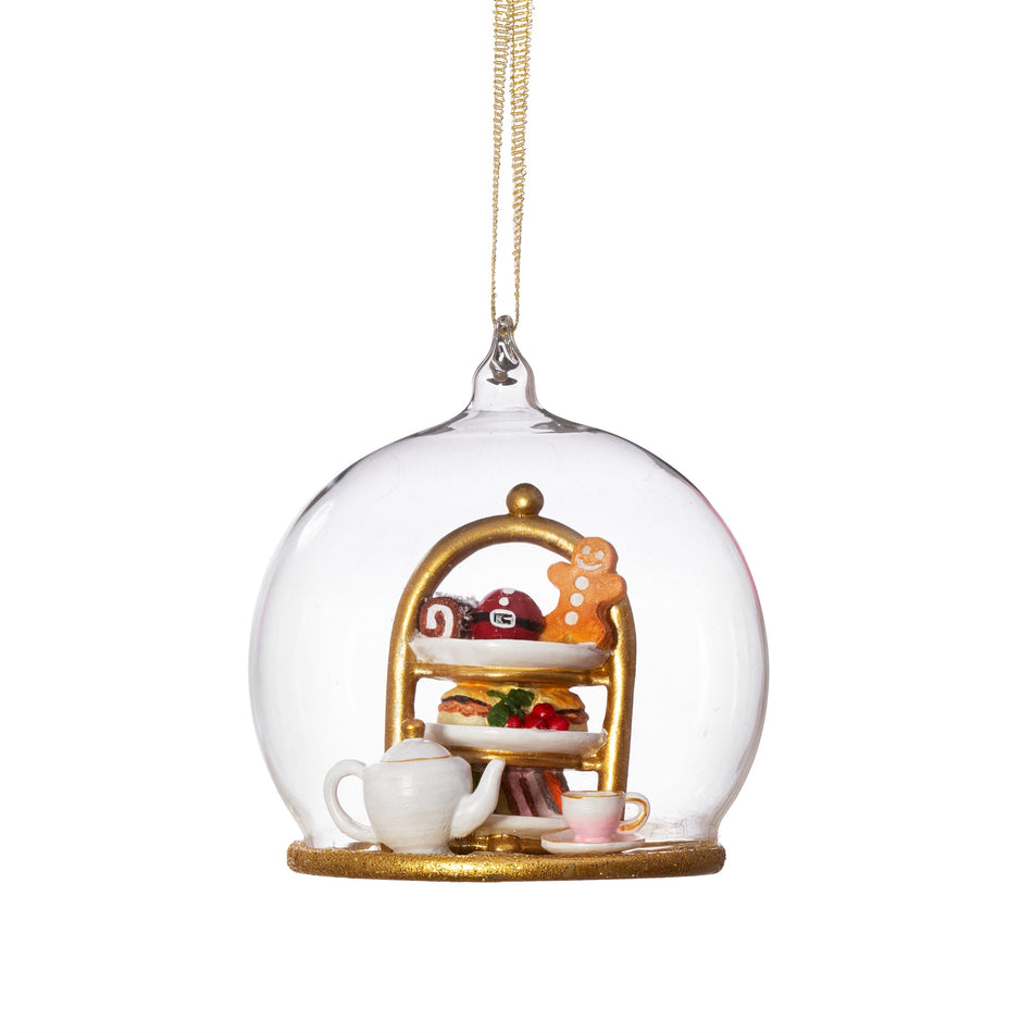 CHRISTMAS AFTERNOON TEA BAUBLE
