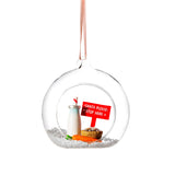 SANTA PLEASE STOP HERE BAUBLE