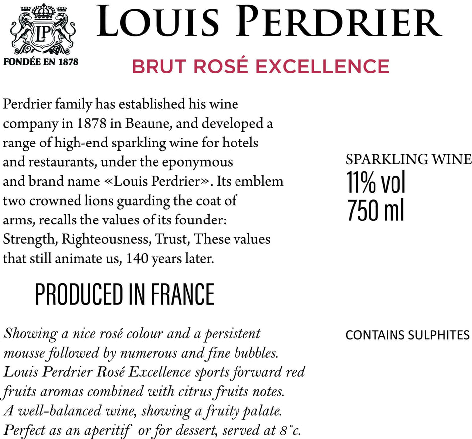 Personalised Sparkling Rosé Wine & Silk Rose